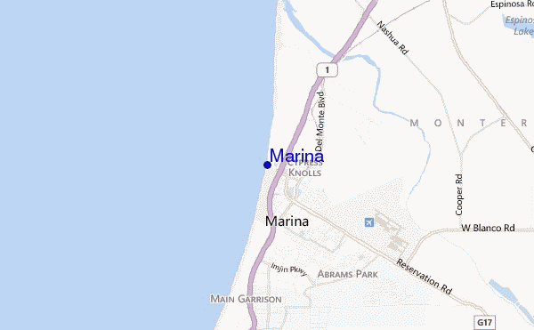 mappa di localizzazione di Marina