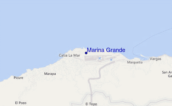 mappa di localizzazione di Marina Grande