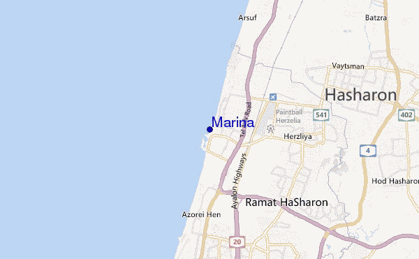 mappa di localizzazione di Marina