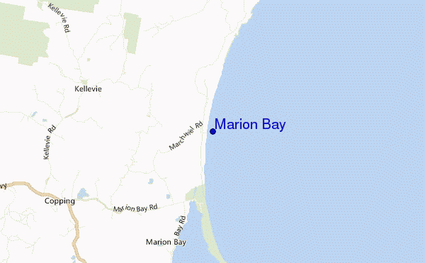 mappa di localizzazione di Marion Bay