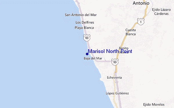 mappa di localizzazione di Marisol North Point