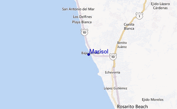 mappa di localizzazione di Marisol