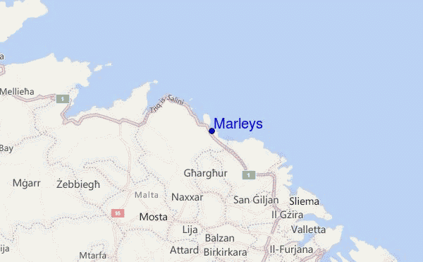 mappa di localizzazione di Marleys