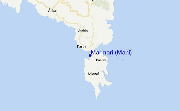 mappa di localizzazione di Marmari (Mani)
