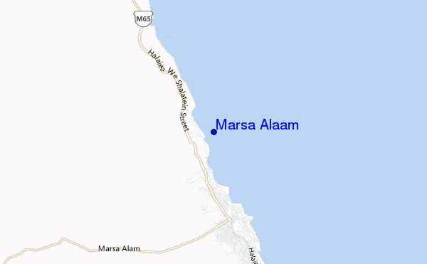 mappa di localizzazione di Marsa Alaam