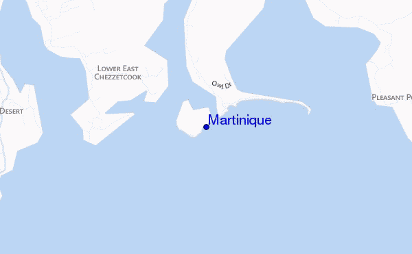 mappa di localizzazione di Martinique