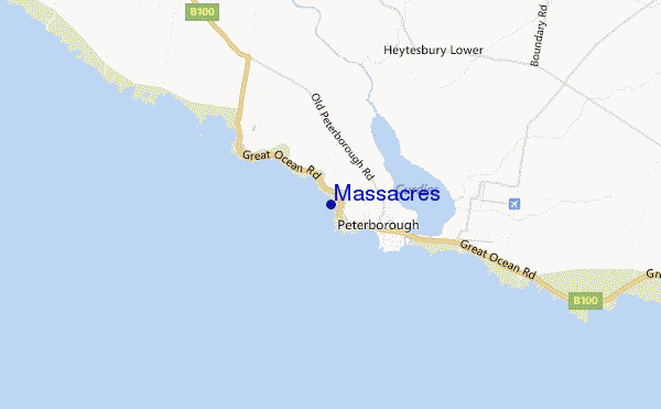 mappa di localizzazione di Massacres