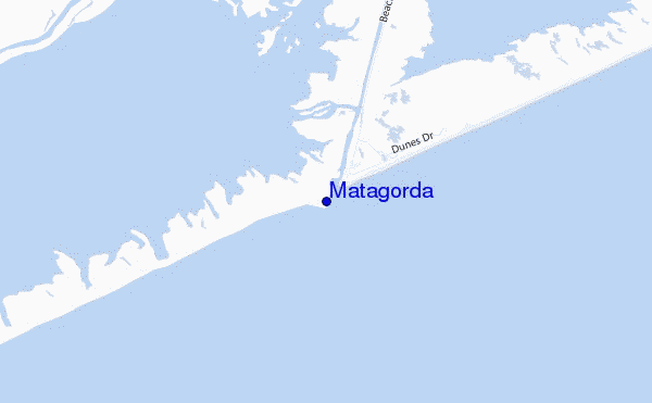 mappa di localizzazione di Matagorda