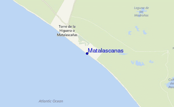 mappa di localizzazione di Matalascañas