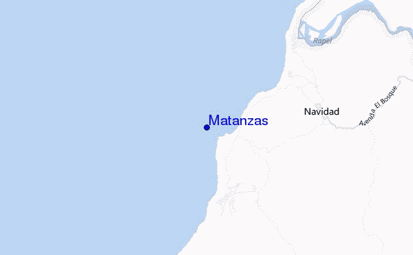 mappa di localizzazione di Matanzas