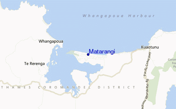 mappa di localizzazione di Matarangi