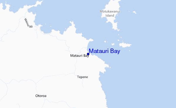 mappa di localizzazione di Matauri Bay