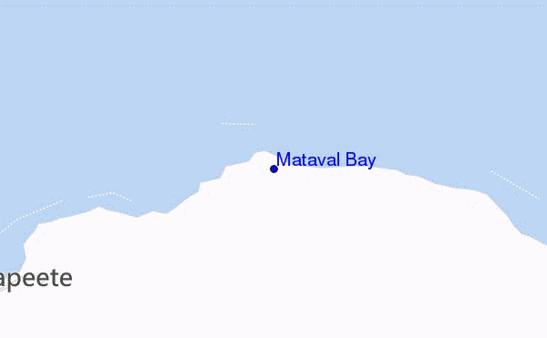 mappa di localizzazione di Mataval Bay