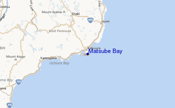 Matsube Bay Location Map