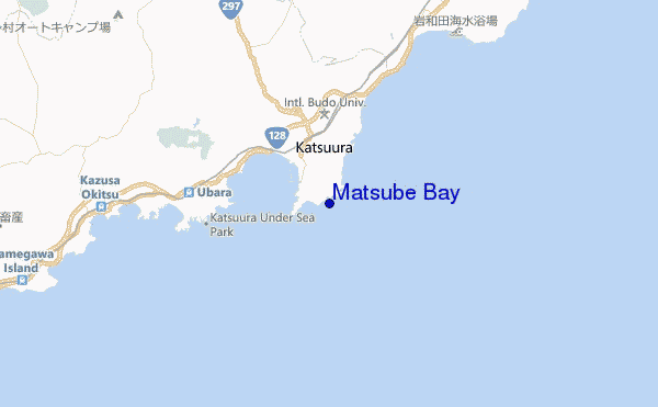 mappa di localizzazione di Matsube Bay