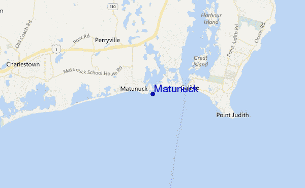 mappa di localizzazione di Matunuck