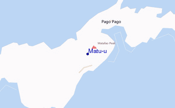 mappa di localizzazione di Matu'u