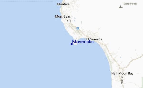 mappa di localizzazione di Mavericks