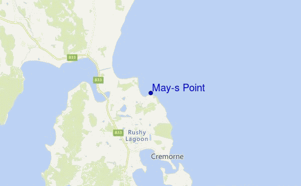 mappa di localizzazione di May's Point
