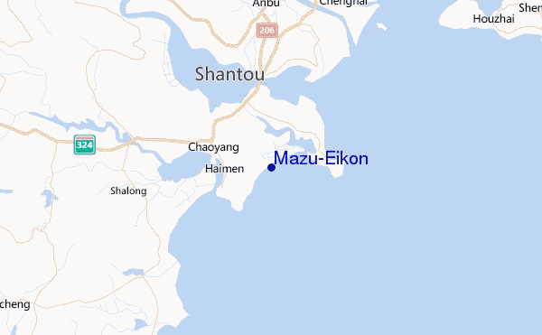 Mazu-Eikon Location Map