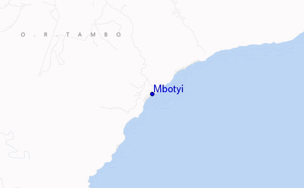 mappa di localizzazione di Mbotyi