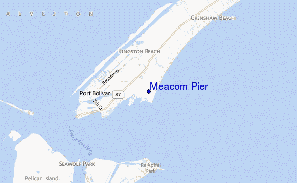 mappa di localizzazione di Meacom Pier