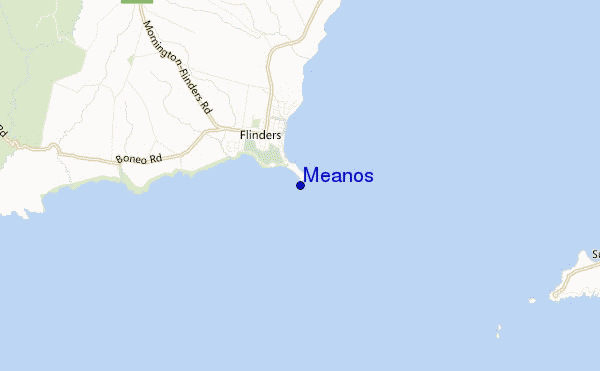 mappa di localizzazione di Meanos