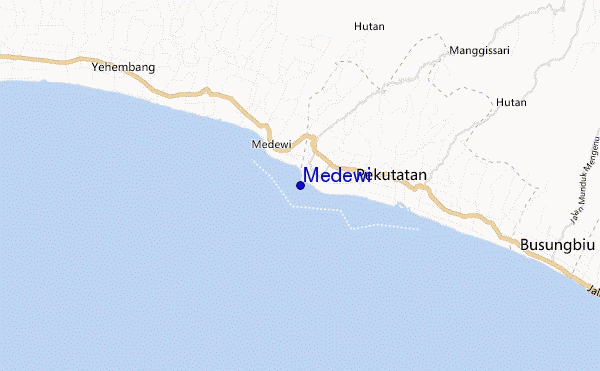 mappa di localizzazione di Medewi