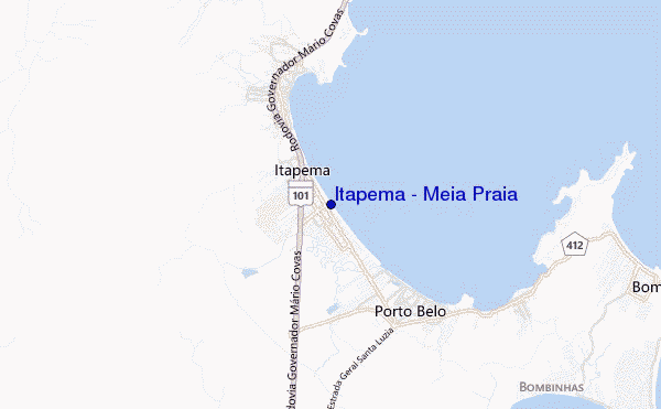 mappa di localizzazione di Itapema - Meia Praia