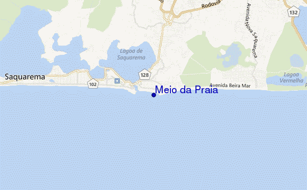 mappa di localizzazione di Meio da Praia