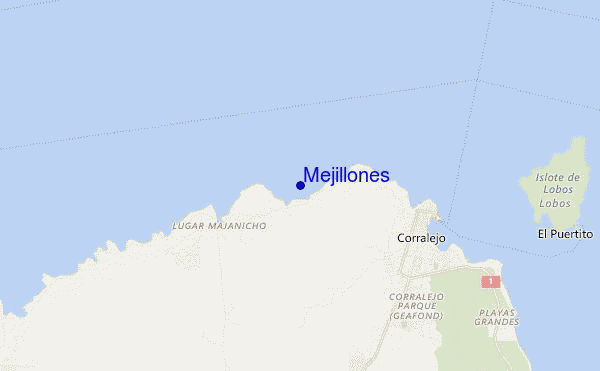 mappa di localizzazione di Mejillones