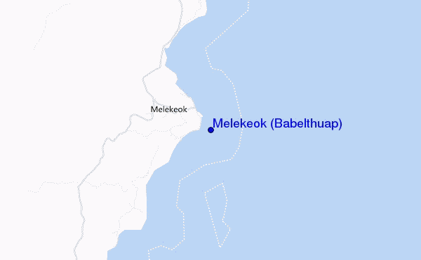 mappa di localizzazione di Melekeok (Babelthuap)
