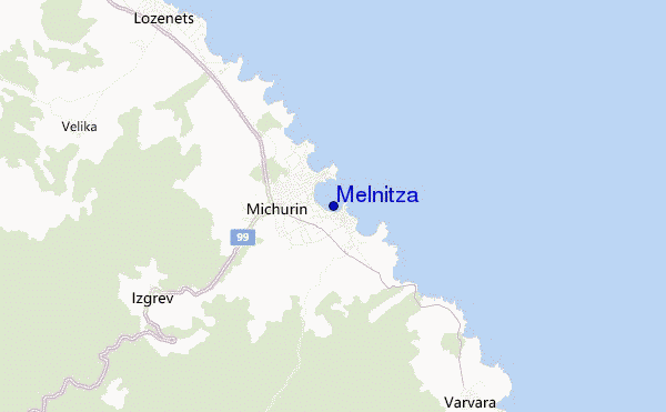 mappa di localizzazione di Melnitza