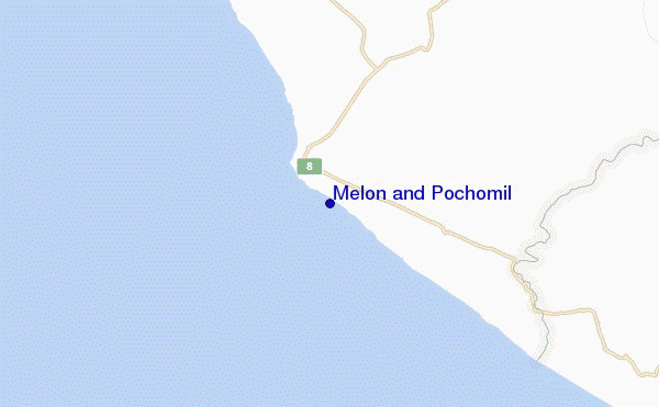 mappa di localizzazione di Melon and Pochomil
