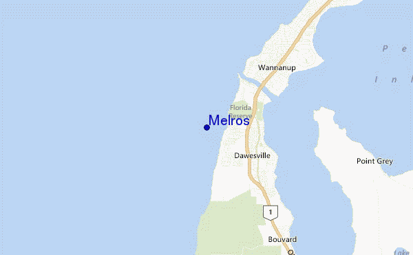 mappa di localizzazione di Melros