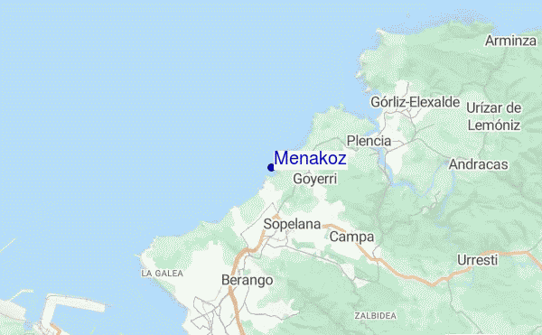 mappa di localizzazione di Menakoz