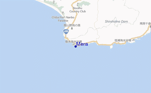 mappa di localizzazione di Mera