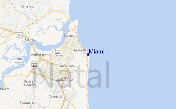 mappa di localizzazione di Miami