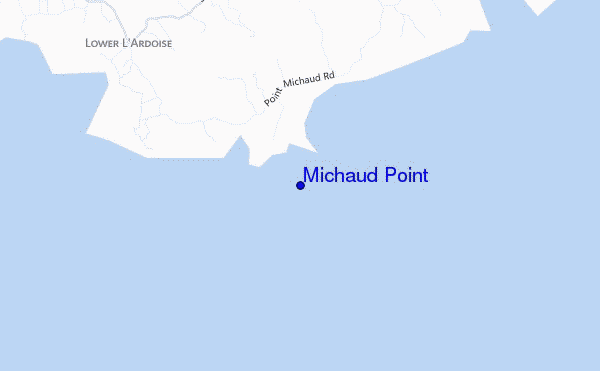 mappa di localizzazione di Michaud Point
