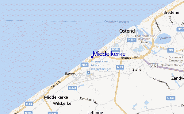mappa di localizzazione di Middelkerke
