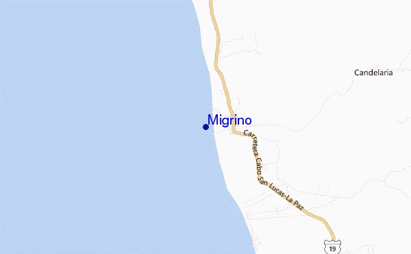 mappa di localizzazione di Migrino