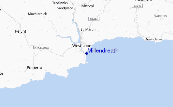 mappa di localizzazione di Millendreath