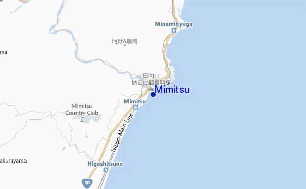 mappa di localizzazione di Mimitsu