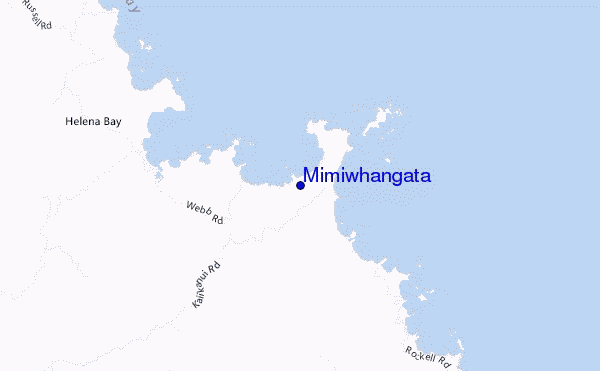 mappa di localizzazione di Mimiwhangata