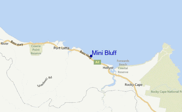 mappa di localizzazione di Mini Bluff