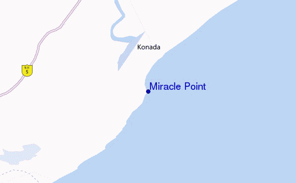 mappa di localizzazione di Miracle Point