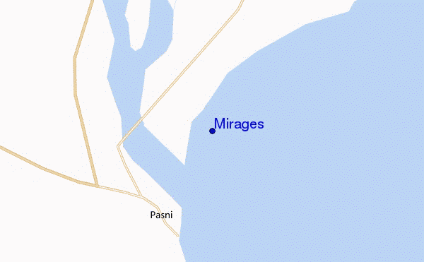 mappa di localizzazione di Mirages
