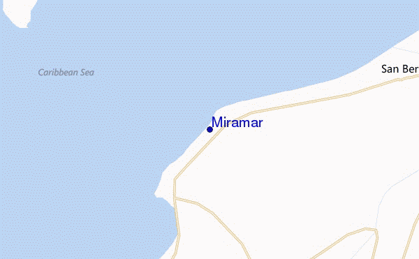 mappa di localizzazione di Miramar
