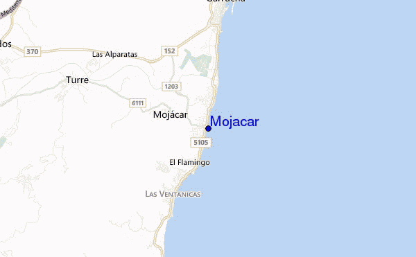 mappa di localizzazione di Mojacar
