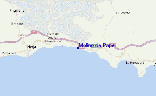 mappa di localizzazione di Molino de Papel